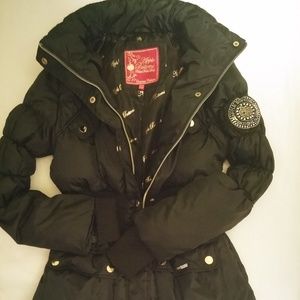 Apple Bottoms Gold Accent Puffer Coat